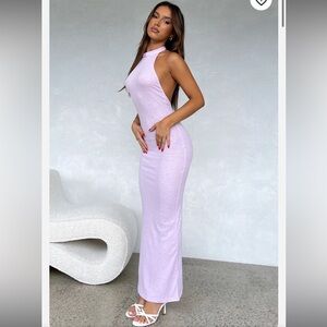 White fox boutique maxi dress size small nee with tags